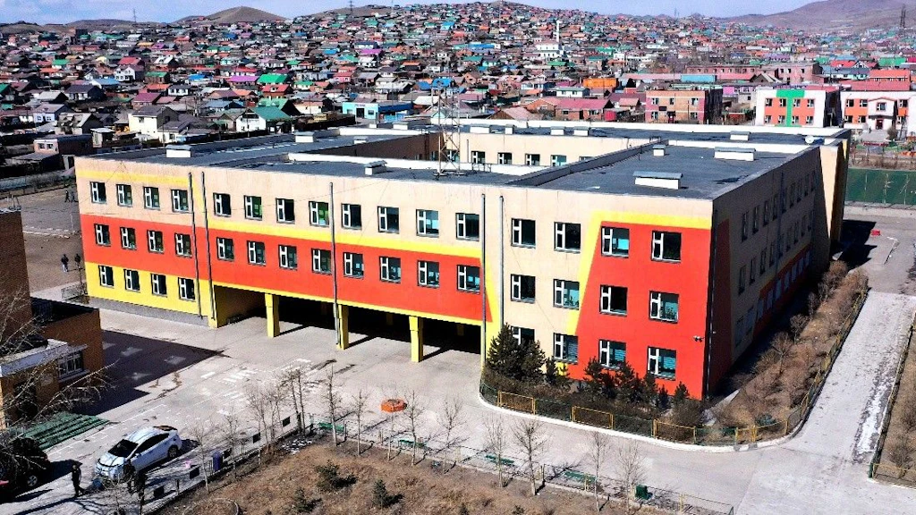Renovated school in Mongolia