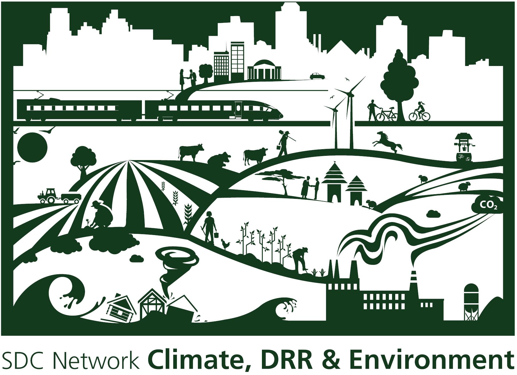 SDC Network - Climate, DRR & Environment Logo